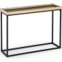 Kenni konsolbord 100 x 30 cm - Svart/beige