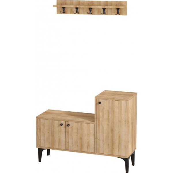 Simon schoenenkast - Eiken Simon schoenenkast - Eiken