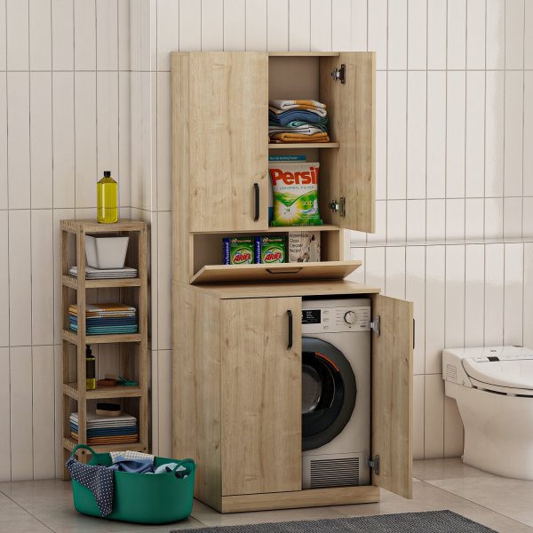 Meuble pour machine  laver Palmira - Chne