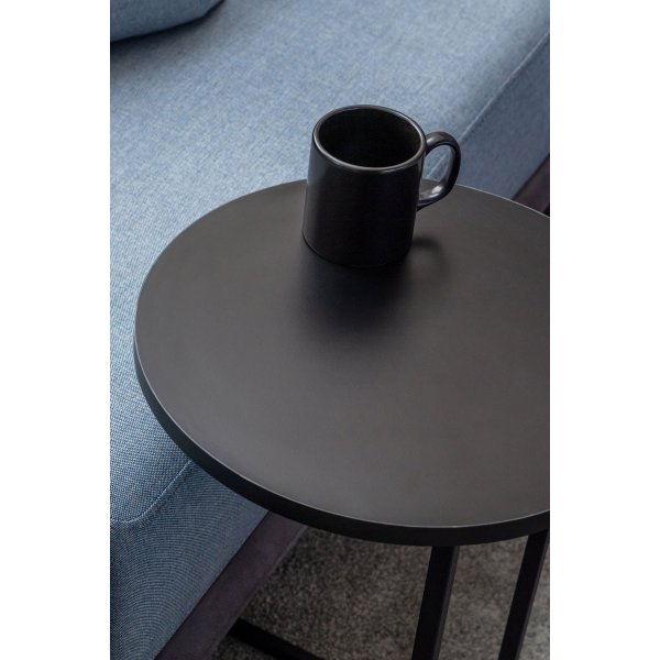 Mitazor sidobord Ø38 cm - Svart Mitazor sidobord Ø38 cm - Svart