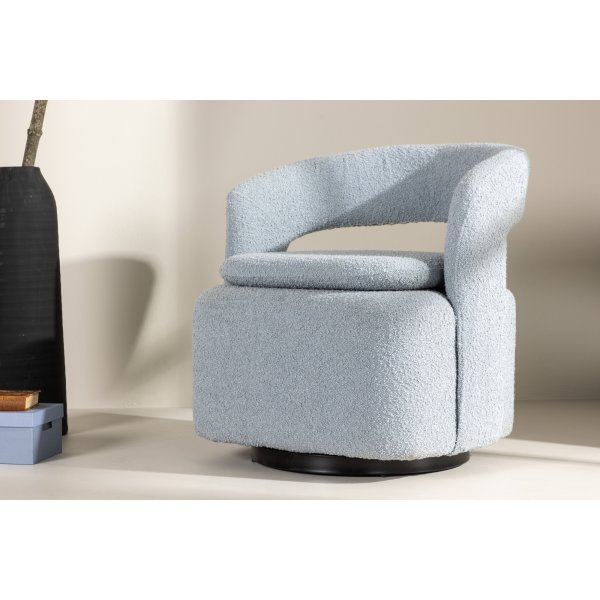 Fauteuil Laurel - Bleu clair Fauteuil Laurel - Bleu clair