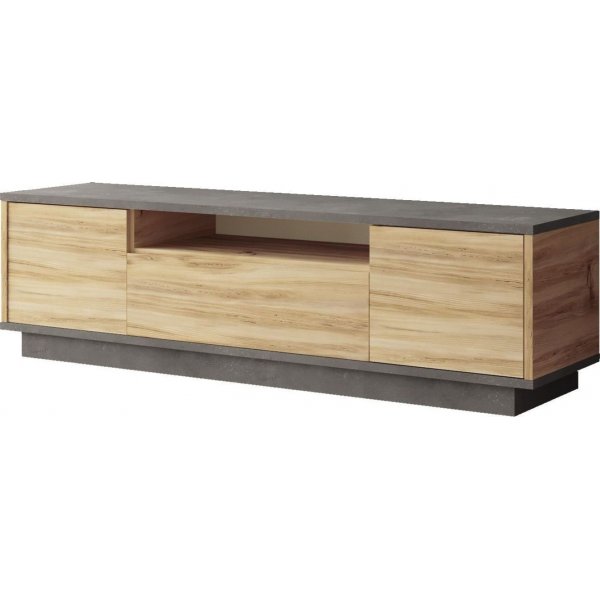 Luvio TV-b�nk 4 - Silver/vit