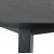 Table  manger A-Line 120-220 x 120 cm - Noir