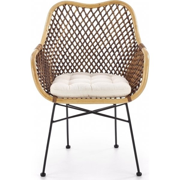 Brody utestol - Rotting/svart + Textilrengöring för möbler Brody utestol - Rotting/svart + Textilrengöring för möbler