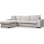 Long divansoffa vänster - Beige