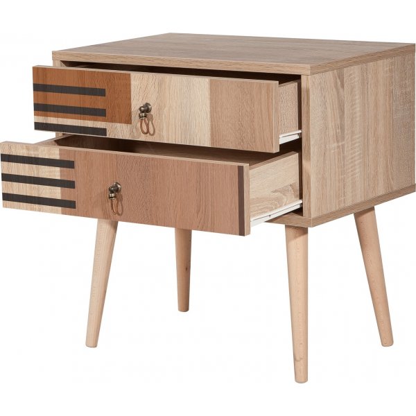 City Colorblock nachtkastje - Beige