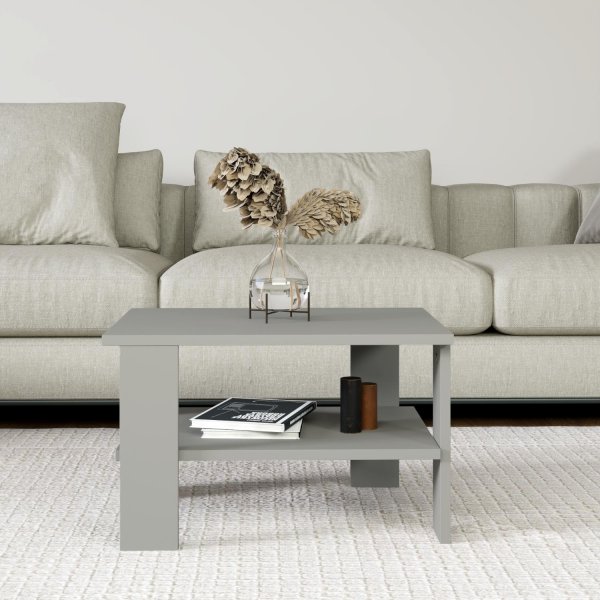 Duama soffbord 90 x 45 cm - Grå Duama soffbord 90 x 45 cm - Grå