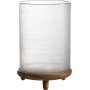 Toivo ljuslykta/vas 17 x 17 x 25 cm - Glas/Tr�
