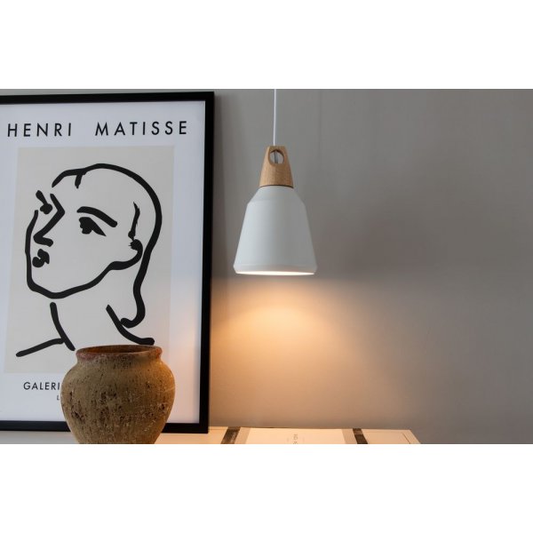 Marhult taklampa - Vit