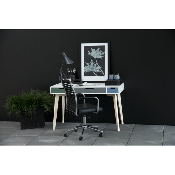 Tess skrivbord 120x60 cm - Vit Tess skrivbord 120x60 cm - Vit