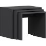 Nebes satsbord 45/50/55 x 36/38/40 cm - Antracit