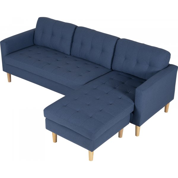 Firenze blauwe omkeerbare divanbank Firenze blauwe omkeerbare divanbank