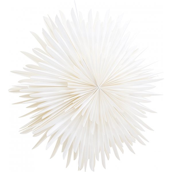 Slen adventsstjrna 100 cm - Vit