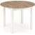 Matbord runt förlängningsbart ek/vit 102-142 cm - Berivan Matbord runt förlängningsbart ek/vit 102-142 cm - Berivan