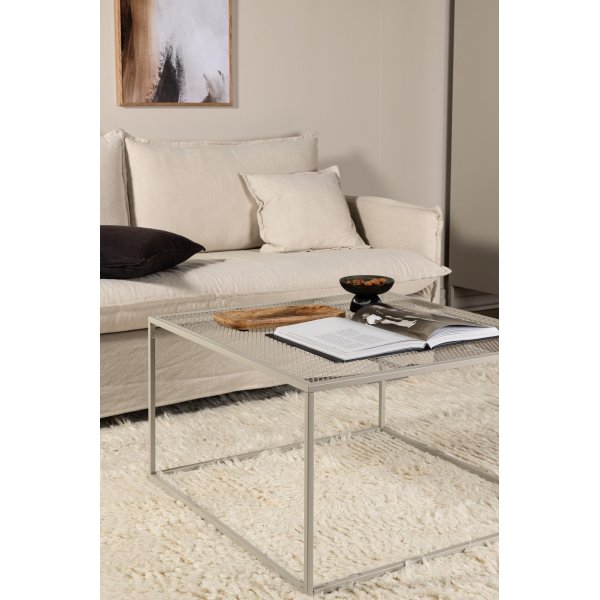 Table basse Netz 80 x 80 cm - Beige Table basse Netz 80 x 80 cm - Beige