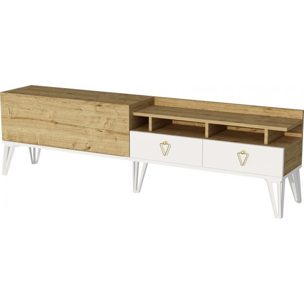 Royal TV-b�nk - Vit/ek