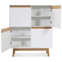 Century highboard - Vit/ek Century highboard - Vit/ek