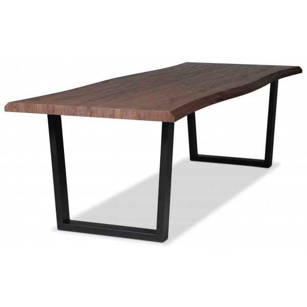 Table à manger Bretagne 240x100 cm - Marron/noir Table à manger Bretagne 240x100 cm - Marron/noir