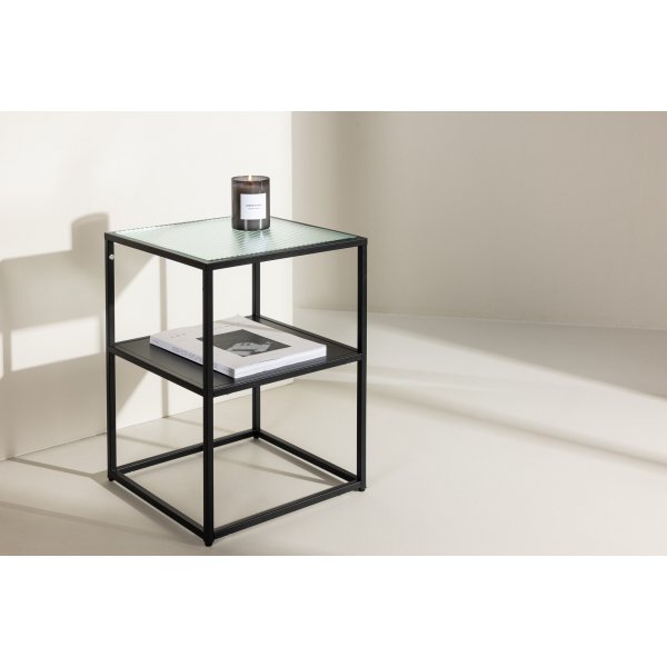 Sao Paulo bijzettafel 40 x 40 cm - Zwart Sao Paulo bijzettafel 40 x 40 cm - Zwart