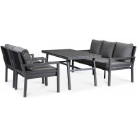 Samona utematgrupp i aluminium (1+1+3+bord) - Antracit Samona utematgrupp i aluminium (1+1+3+bord) - Antracit