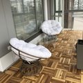Kundbild Trend soffbord - Ljus ek (imitation) / Glas: Perfekt till våra Cozy fåtöljer på...