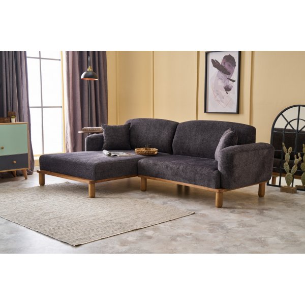 Canapé divan Reims gauche - Anthracite Canapé divan Reims gauche - Anthracite