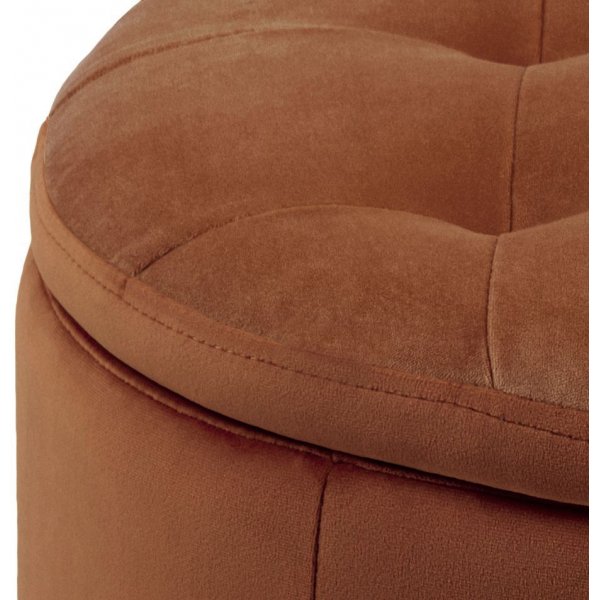 Retina Sittpuff - Koppar