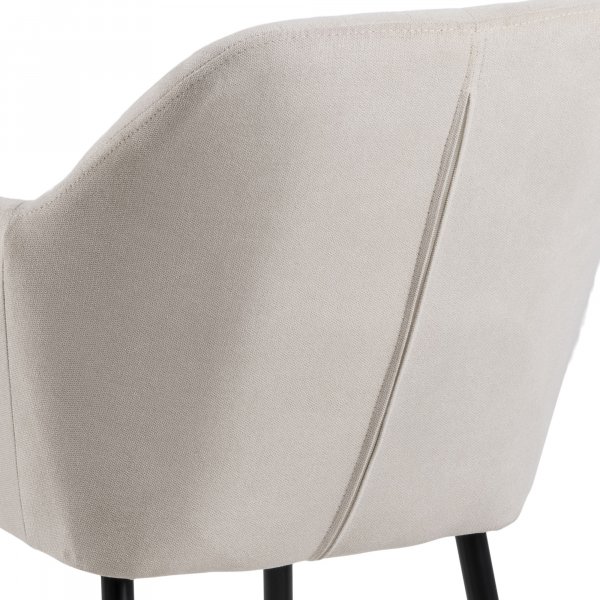 Emilia fauteuil - Beige/zwart