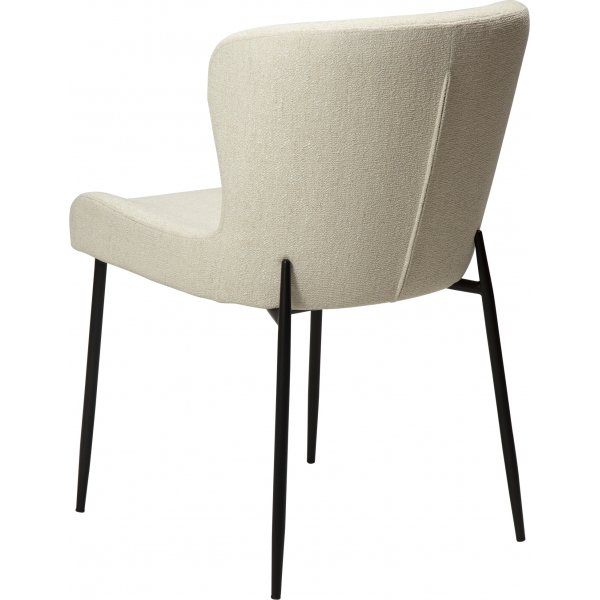 Chaise de salle à manger Glam en boucle beige Chaise de salle à manger Glam en boucle beige