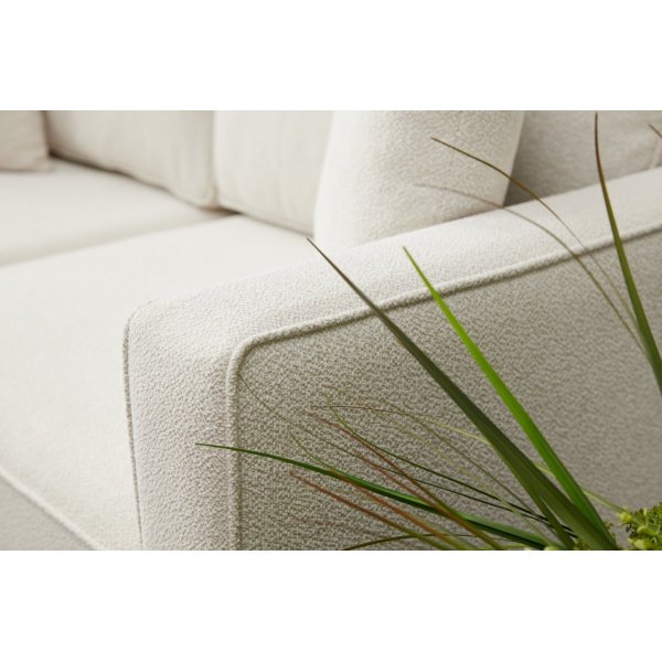 Berlin 2-sits soffa - Gräddvit/svart Berlin 2-sits soffa - Gräddvit/svart