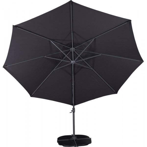 Parasol réglable Leeds Ø350 cm - Noir Parasol réglable Leeds Ø350 cm - Noir