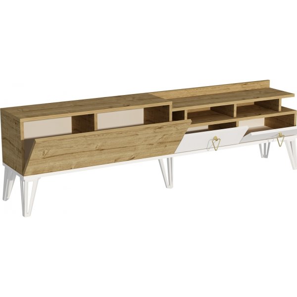 Royal TV-b�nk - Vit/ek