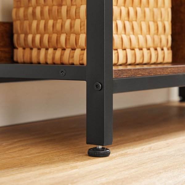 Bibliothèque Romeo 80 x 149 cm - Marron/noir Bibliothèque Romeo 80 x 149 cm - Marron/noir