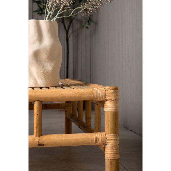 Table basse canné 120 x 70 cm - Naturel Table basse canné 120 x 70 cm - Naturel