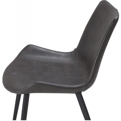 Hype stol - Vintage gr / svart