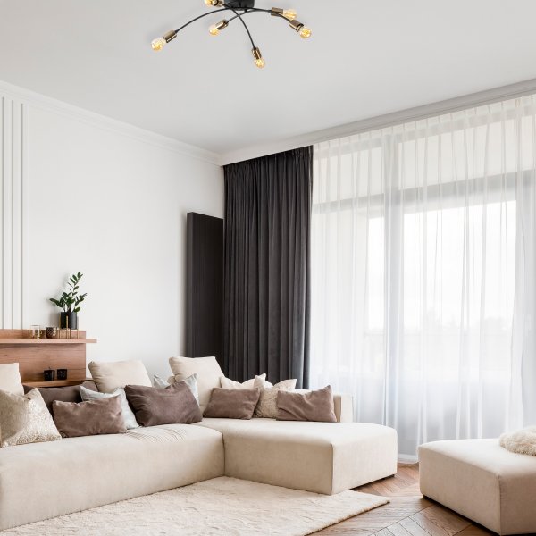 Plafonnier banane 1142 - Noir/vintage