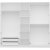 Armoire Lara 229 x 60 x 210 cm - Blanc
