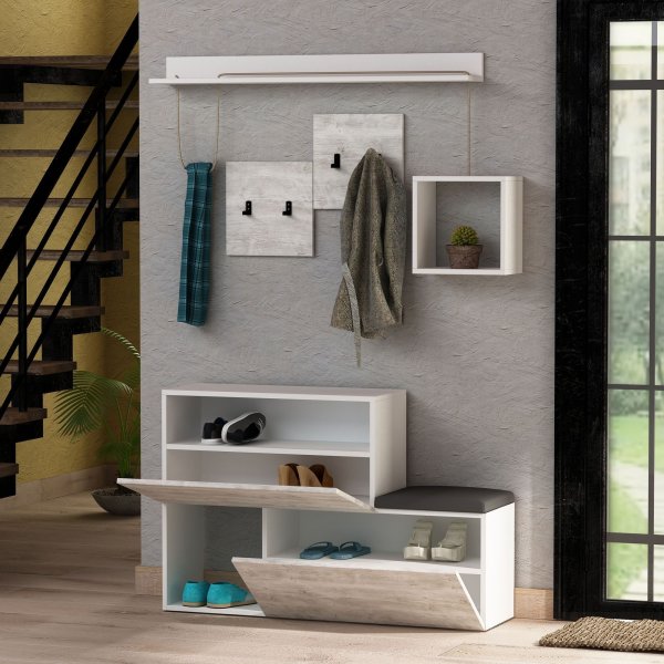 Holdo hallmöbel - Antik Vit Holdo hallmöbel - Antik Vit