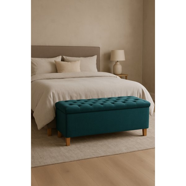 Sngkista Rnn 180 cm - Turkos sammet