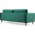 Rome 3-sits soffa - Grön