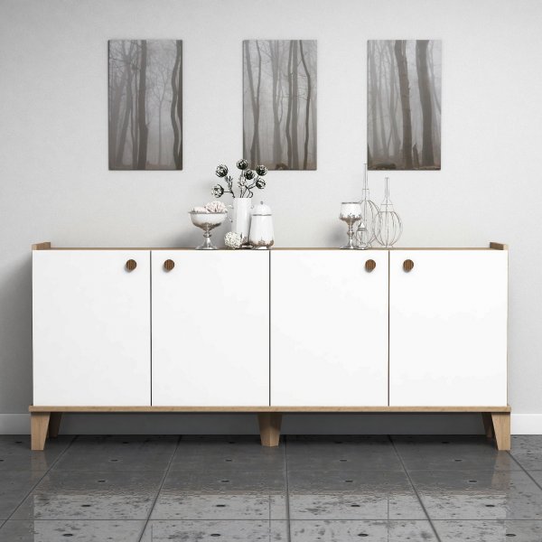 Buffet Somero - Chêne/blanc Buffet Somero - Chêne/blanc