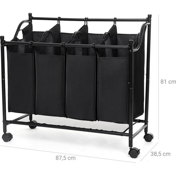 Ethel tvttkorg - Svart