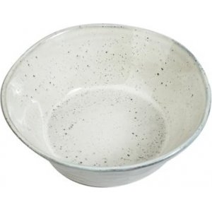 Dreja dessertfat 4 st i ett set - Vit