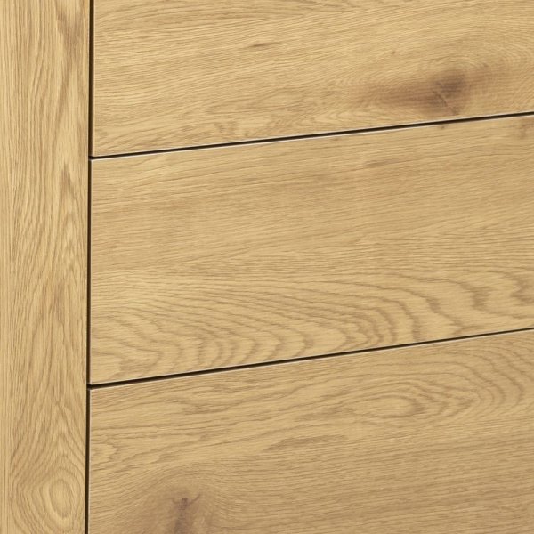 Seaford sknk 120 cm - Svart/ek