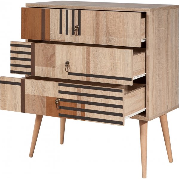 City Colorblock ladekast - Beige City Colorblock ladekast - Beige