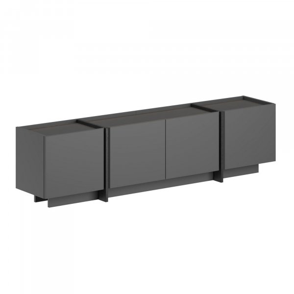 TV-b�nk Lorensa 180 cm - Antracit/Svart