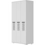 Asimo kledingkast 90 x 45 x 183 cm - Wit