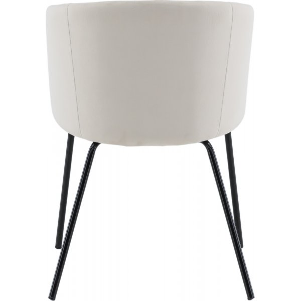 Chaise Tibre - Velours beige