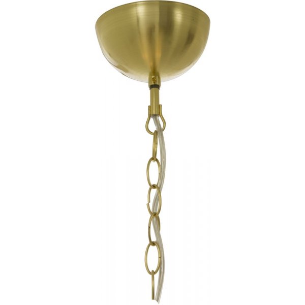 Orfeus plafondlamp - Mat messing/opaalwit