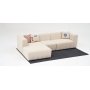 Beyza divansoffa vnster - Cream